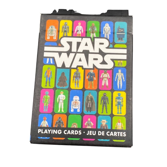 Aquarius Other - Star Wars Playing Cards Aquarius Vintage Action Figure Collage Deck Disney DT051